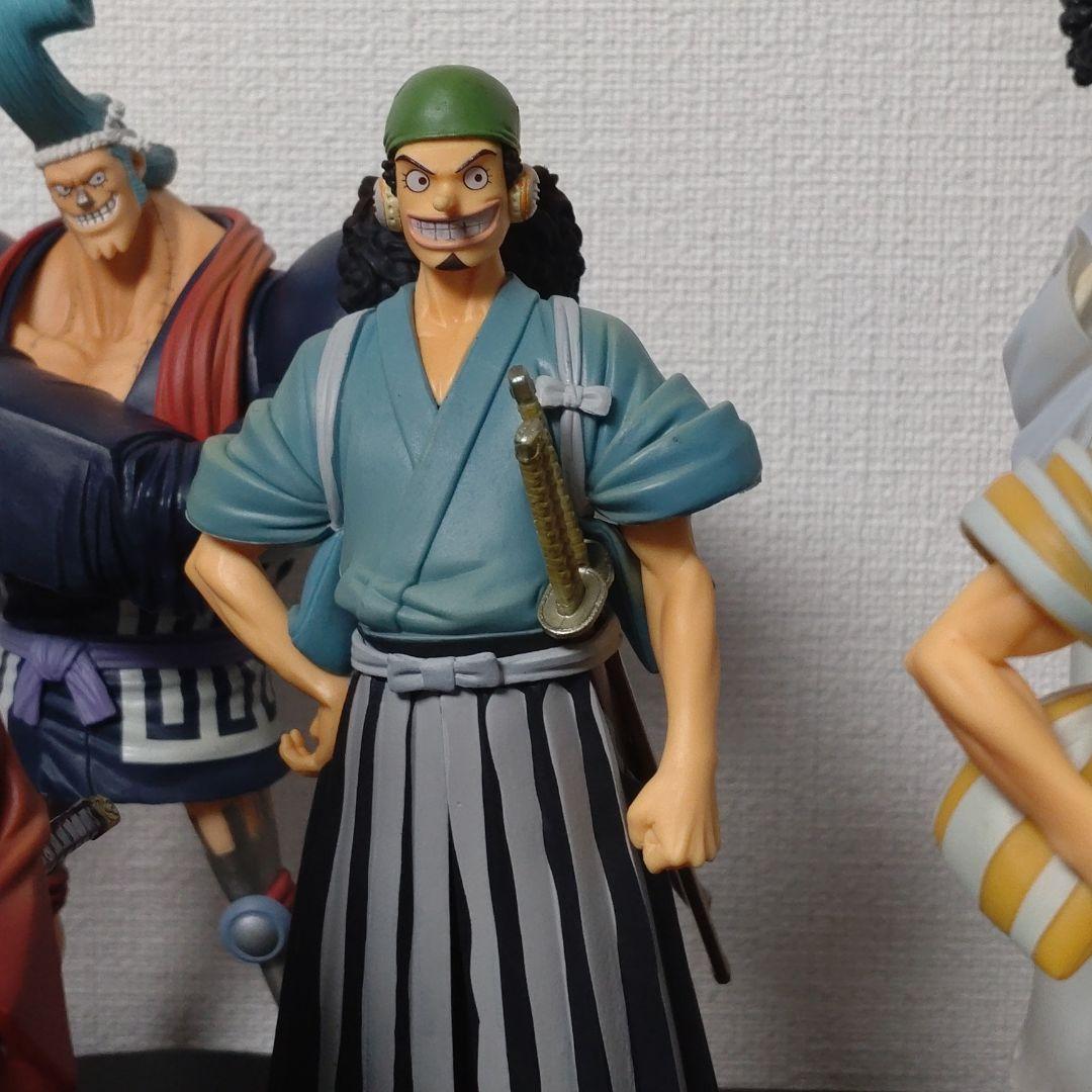 Straw Hat Pirates Wano Set ของแท้ JP แมวทอง - Grandline Men / Lady Banpresto [โมเดลวันพีช] (9 ตัว)