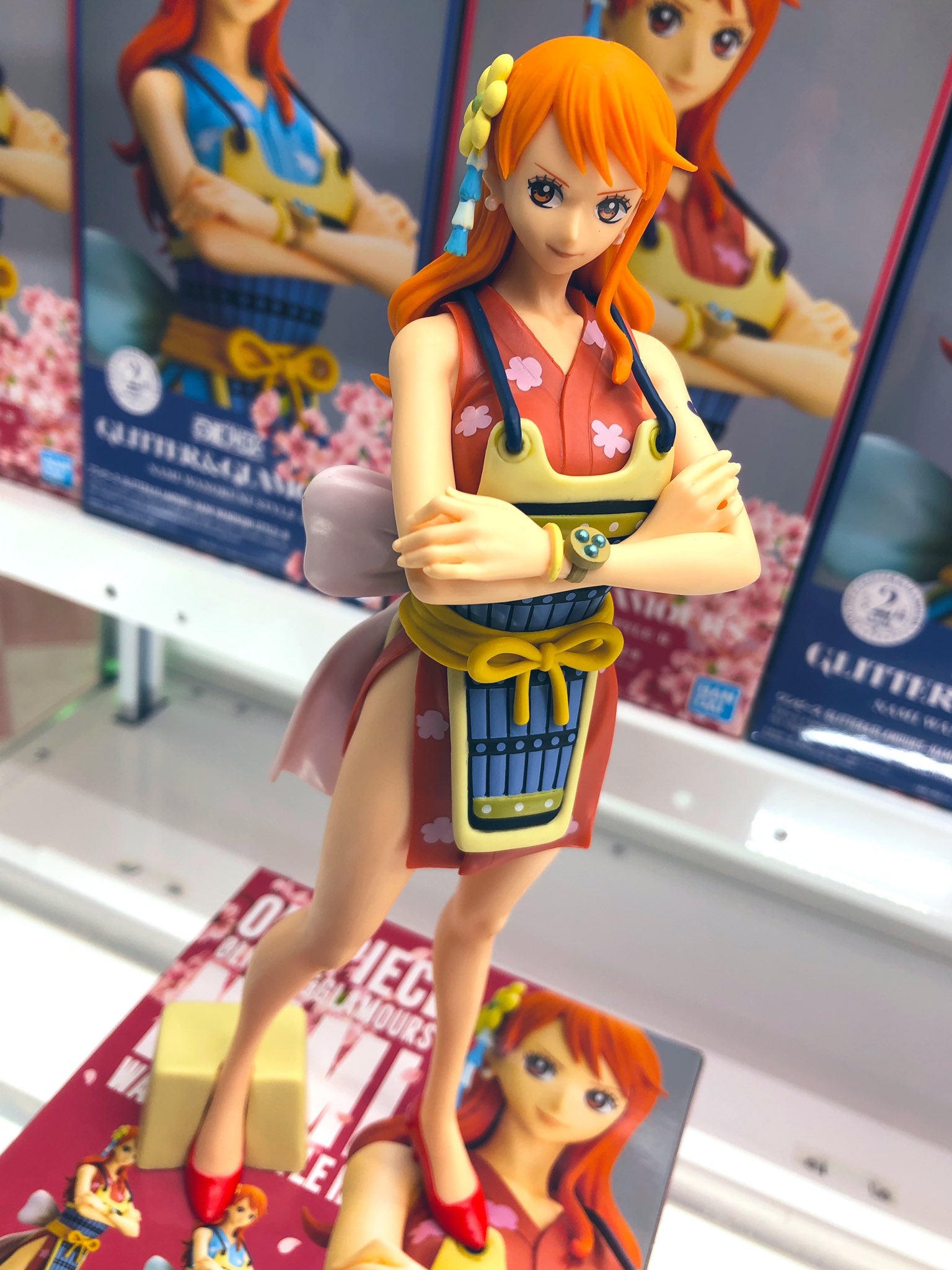 Nami Wanokuni Style ของแท้ JP แมวทอง - Glitter & Glamours Banpresto [โมเดลวันพีช]