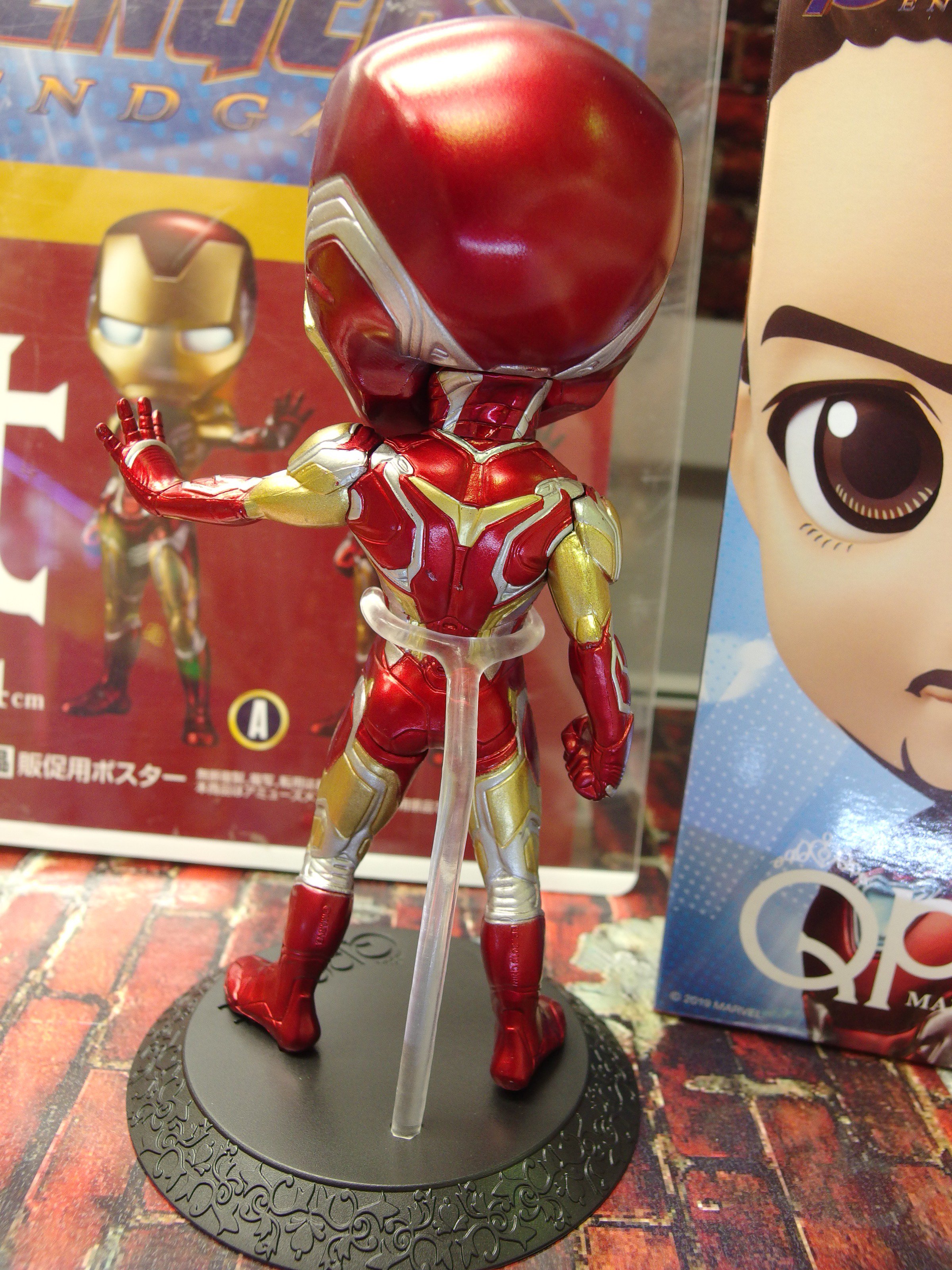 Iron Man - ver.A ของแท้ JP - Q Posket Banpresto [โมเดล Marvel]