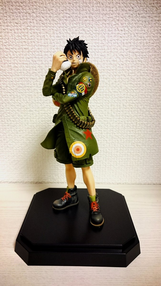 Luffy Military Style ของแท้ JP แมวทอง - Ichiban Kuji Banpresto [โมเดลวันพีช]