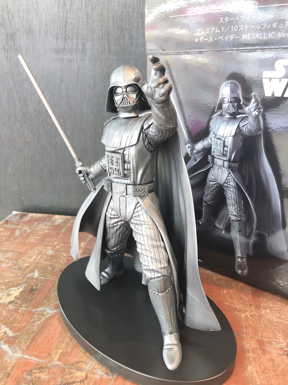 Darth Vader Metallic Version ของแท้ JP - Premium 1/10 Scale Figure Sega [โมเดล Star Wars]