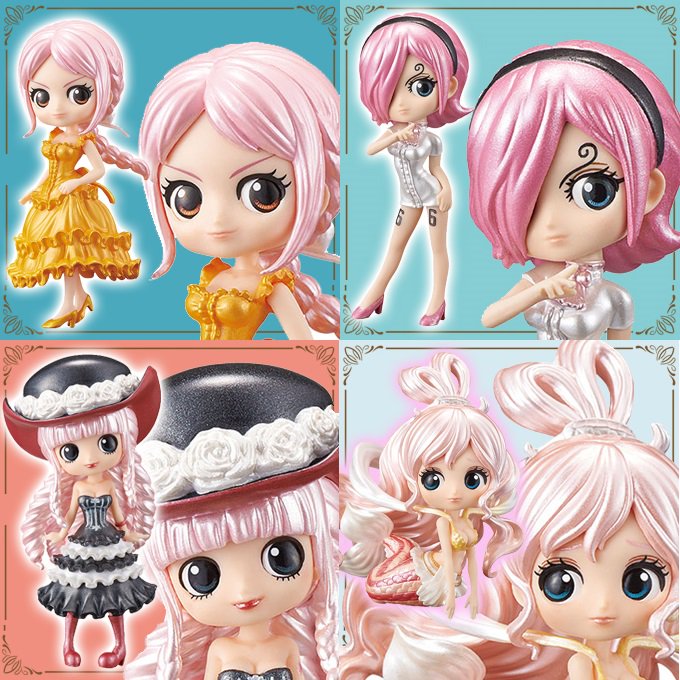 Girls Festival Set ของแท้ JP แมวทอง - Q Posket Petit Banpresto [โมเดลวันพีช] (9 ตัว)