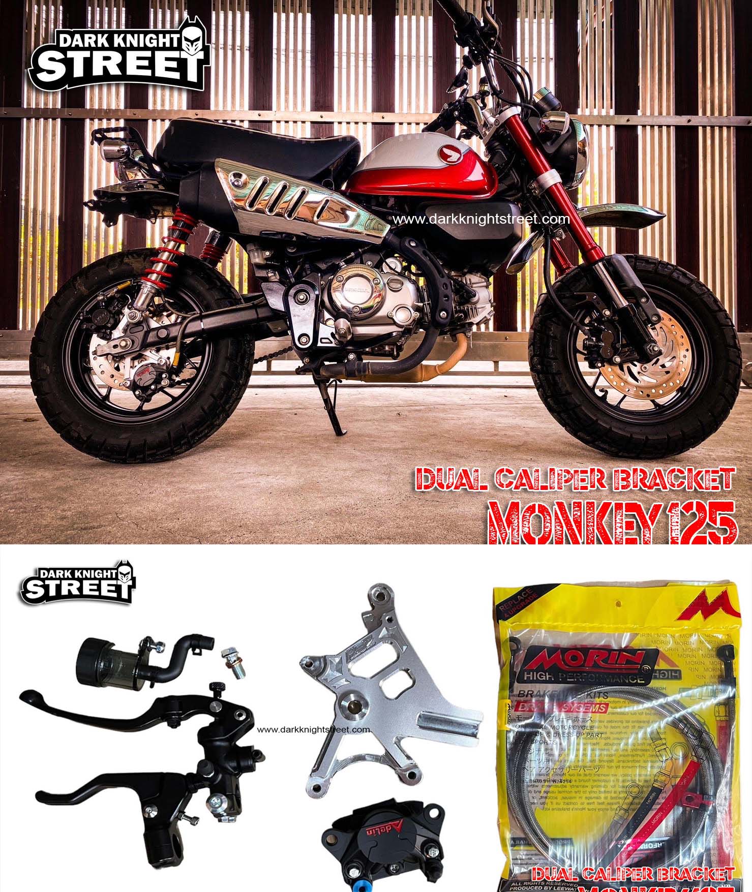 Full Handbrake setup for Honda Monkey125