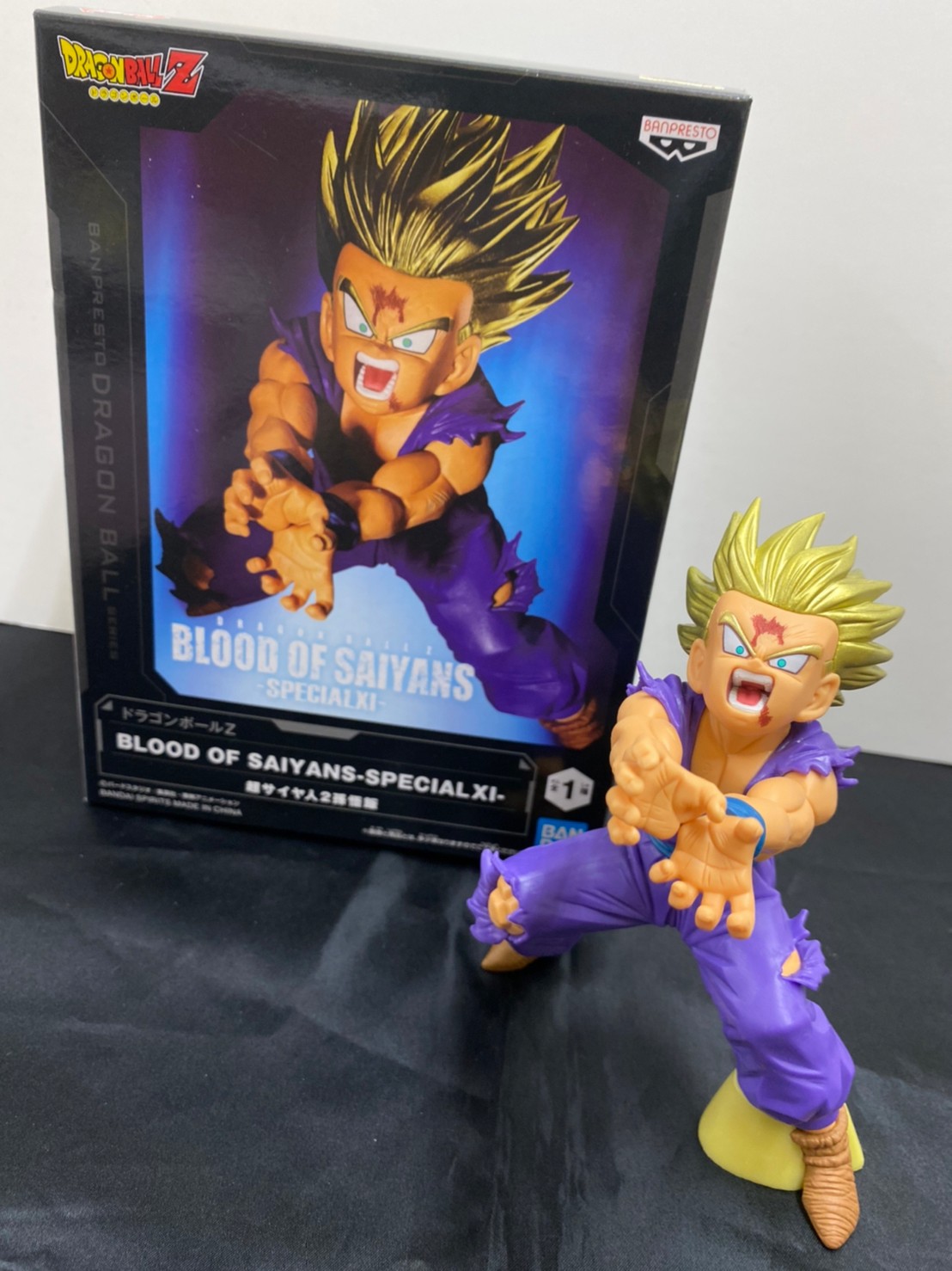 Gohan Super Saiyan ของแท้ JP แมวทอง - Blood of Saiyans Banpresto [โมเดลดราก้อนบอล]