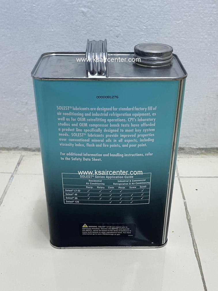 น้ำมันคอมเพรสเซอร์ CPI SOLEST LT-32