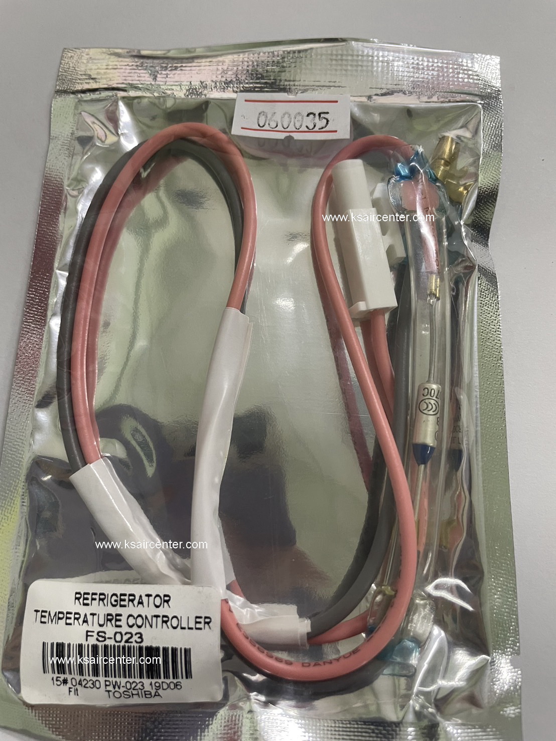 ฟิวส์ ตู้เย็น TOSHIBA (รหัสสินค้า 060035)