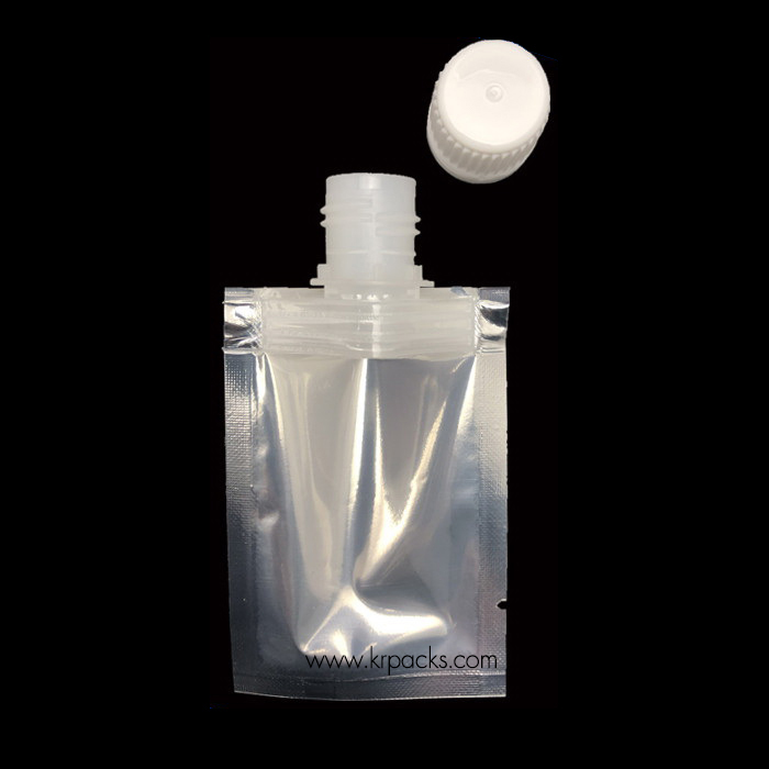 ถุงฝาเกลียว / ถุงเทสเตอร์ / ซองเทสเตอร์ หน้าใส หลังเงิน