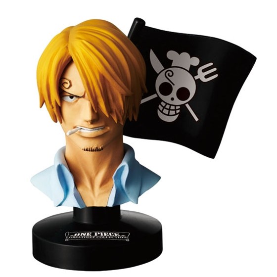 Straw Hat Pirates Set ของแท้ JP แมวทอง - Greatdeep Collection Bandai [โมเดลวันพีช] (9 ตัว)