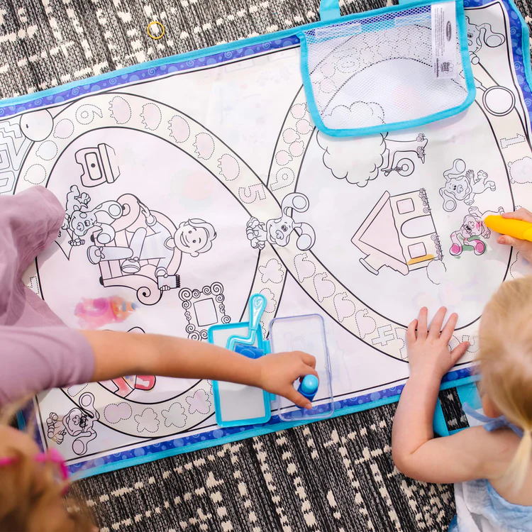 ชุดระบายสีน้ำแผ่นใหญ่ พร้อมกระเป๋า ของเล่นเสริมพัฒนาการเด็ก เสริมทักษะการเรียนรู้ สื่อการสอนอนุบาล พร้อมส่ง