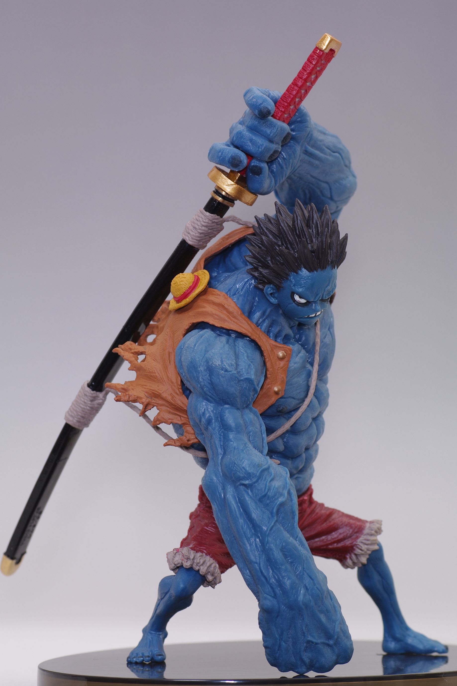 Luffy Nightmare ของแท้ JP แมวทอง - Scultures Banpresto [โมเดลวันพีช]