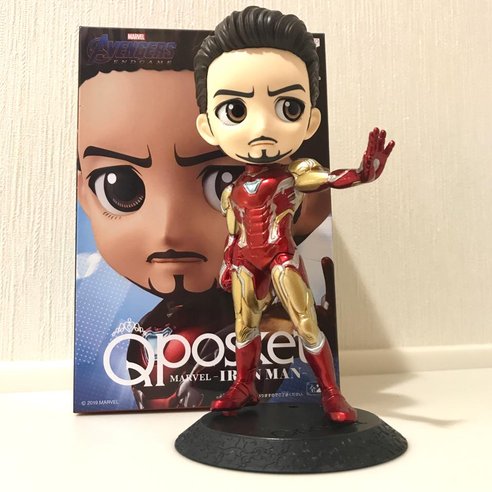 Iron Man - ver.B ของแท้ JP - Q Posket Banpresto [โมเดล Marvel]