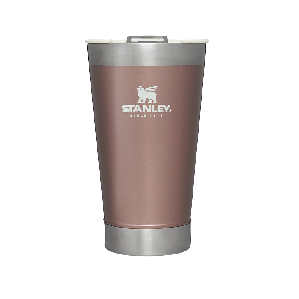 Classic Stay Chill Beer Pint 16Oz Rose Quartz Glow