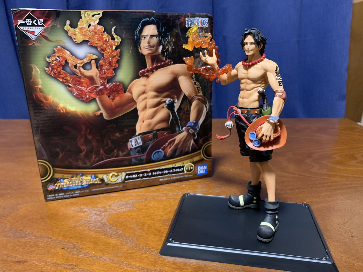 Ace ของแท้ JP แมวทอง - Ichiban Kuji Banpresto [โมเดลวันพีช]