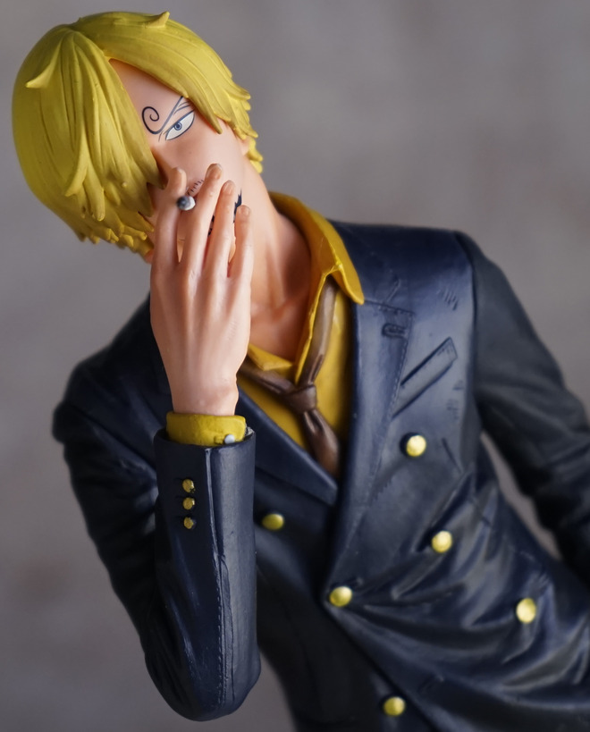 Sanji ของแท้ JP แมวทอง - King of Artist Banpresto [โมเดลวันพีช]