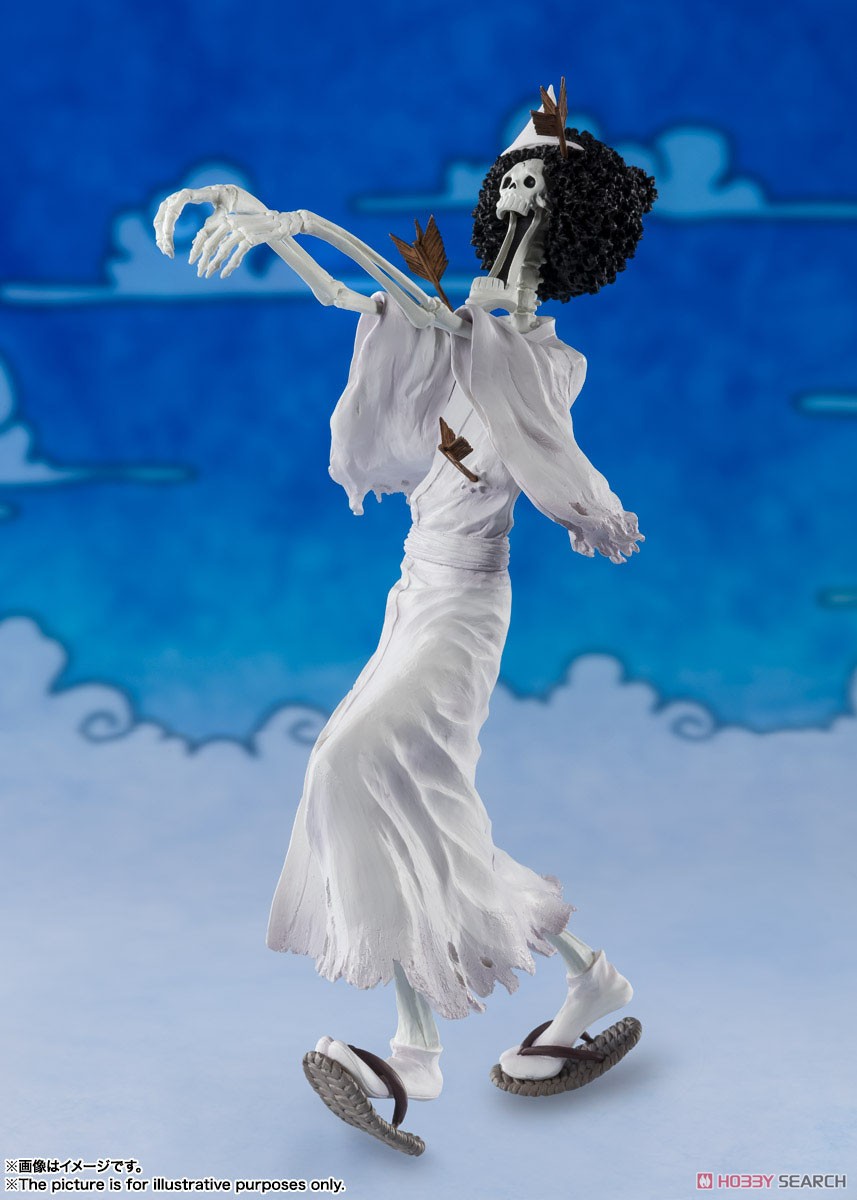 Brook Wano & Tama ของแท้ JP แมวทอง - Figuarts Zero Bandai [โมเดลวันพีช] (2 ตัว)