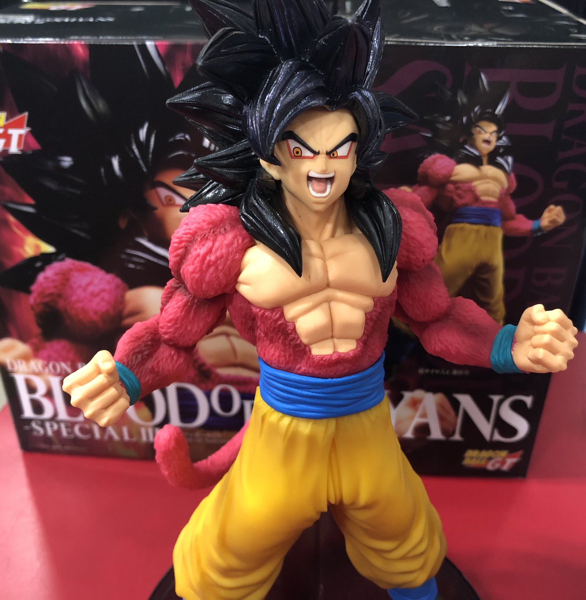 Goku Super Saiyan 4 ของแท้ JP แมวทอง - Blood of Saiyans Banpresto [โมเดลดราก้อนบอล]