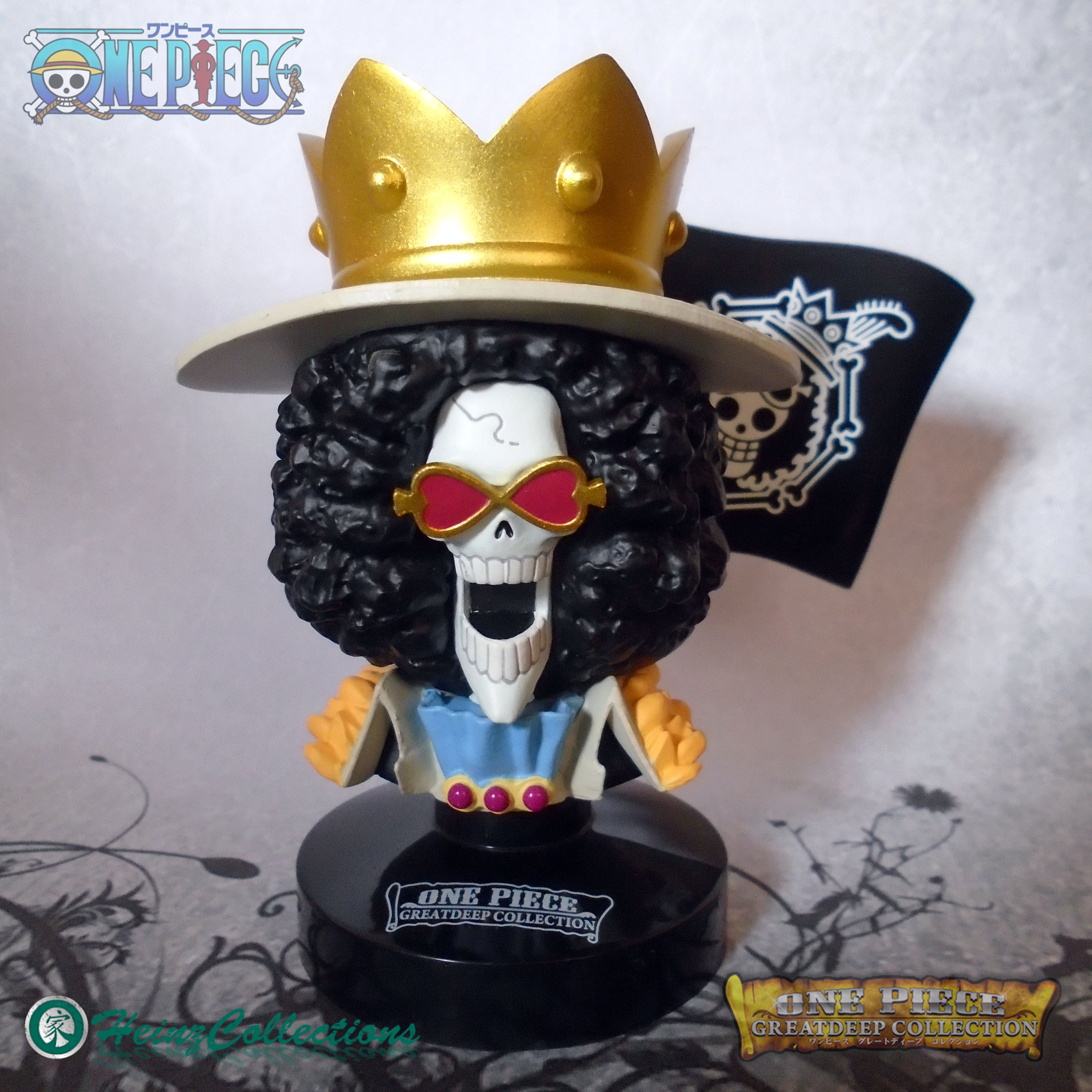 Brook ของแท้ JP แมวทอง - Greatdeep Collection Bandai [โมเดลวันพีช]