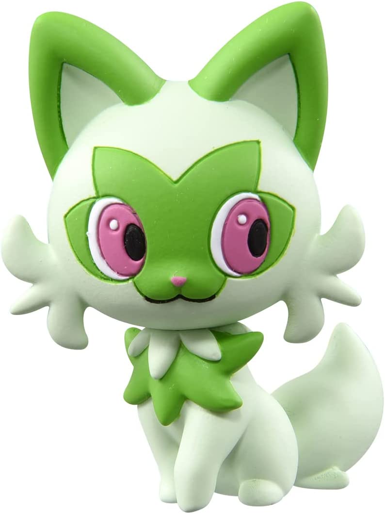 Sprigatito ของแท้ JP - Monster Collection Takara Tomy [โมเดลโปเกมอน]