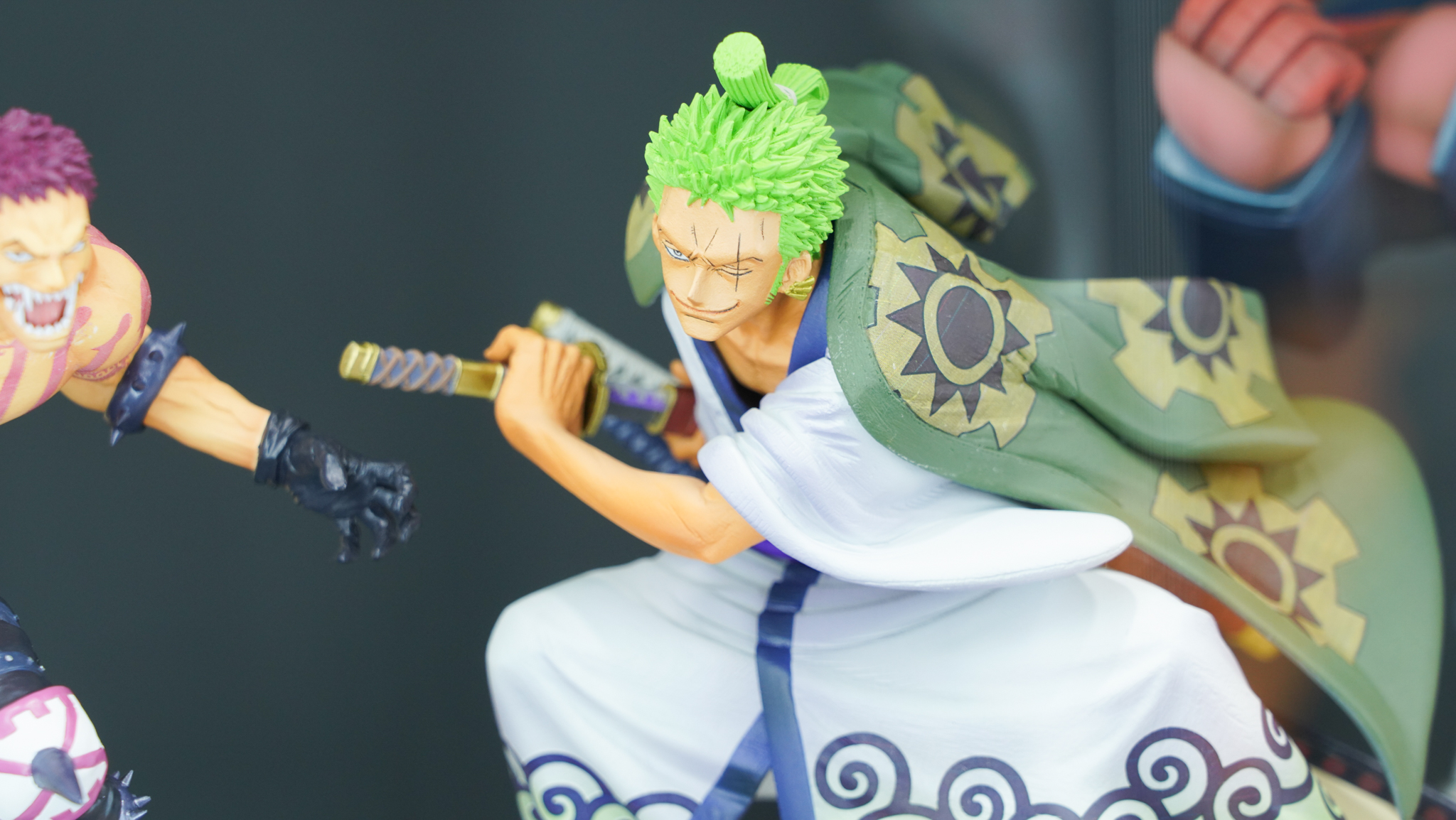 Zoro Wano ของแท้ JP แมวทอง - King of Artist Banpresto [โมเดลวันพีช]