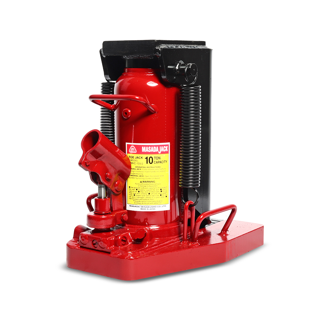 MHC-10V-2 แม่แรงยกตรงยกข้าง,แม่แรงยกข้าง,เท้าช้าง "MASADA" Hydraulic toe jack 10 TON