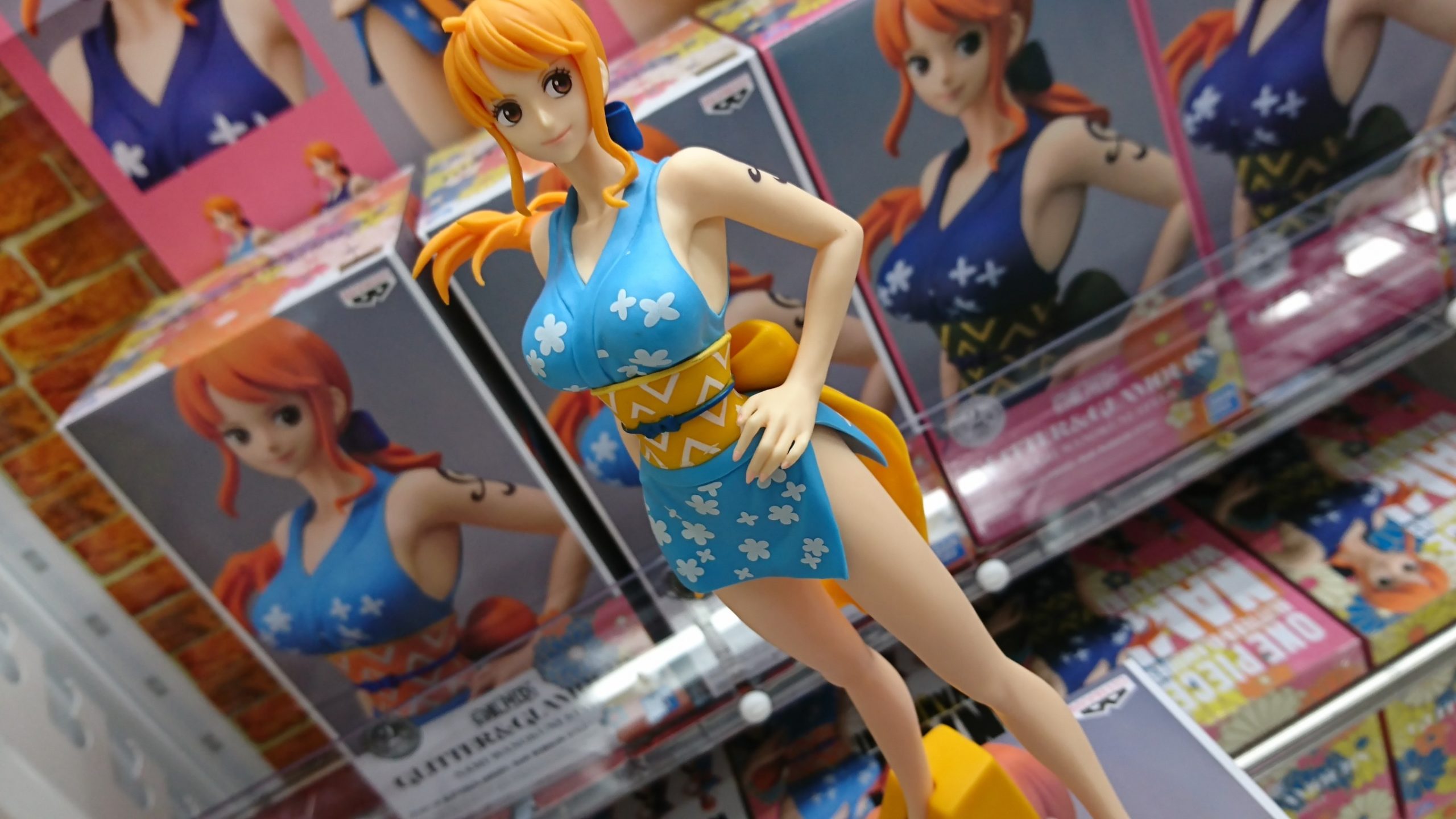 Nami Wanokuni Style ของแท้ JP แมวทอง - Glitter & Glamours Banpresto [โมเดลวันพีช]