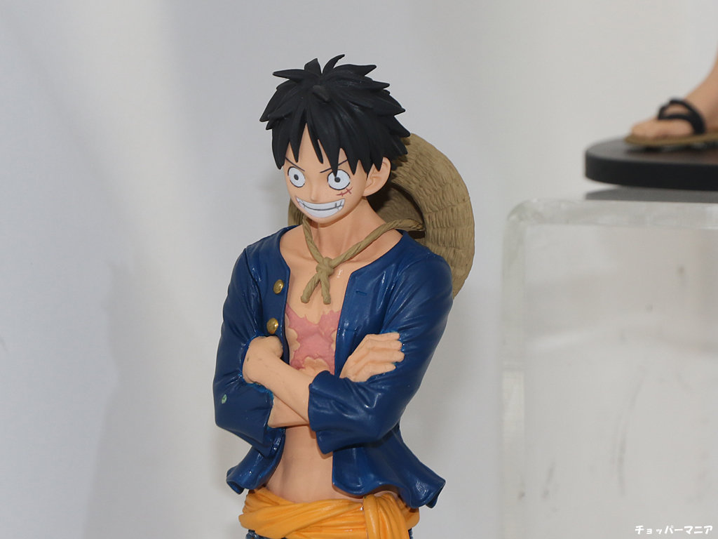 Luffy ของแท้ JP แมวทอง - Jeans Freak Banpresto [โมเดลวันพีช]