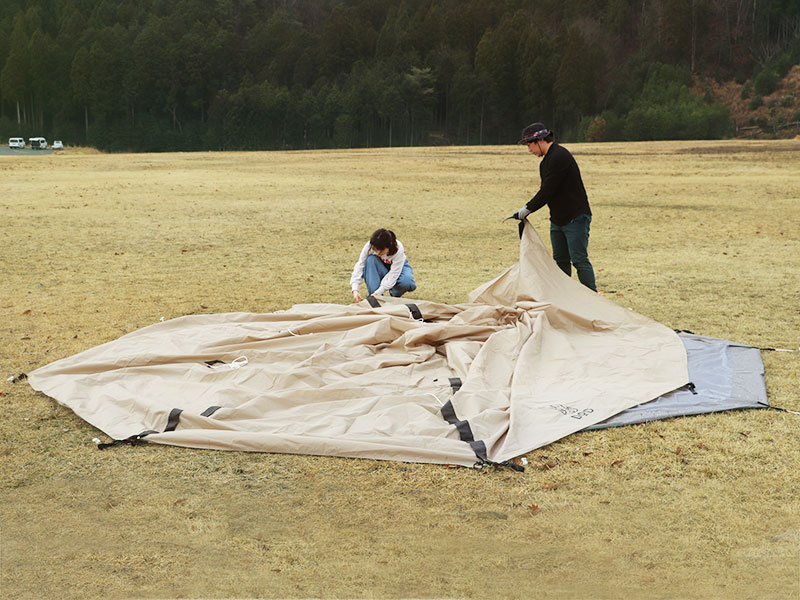 DoD One Pole Tent 5PP Tan T5-47-TN