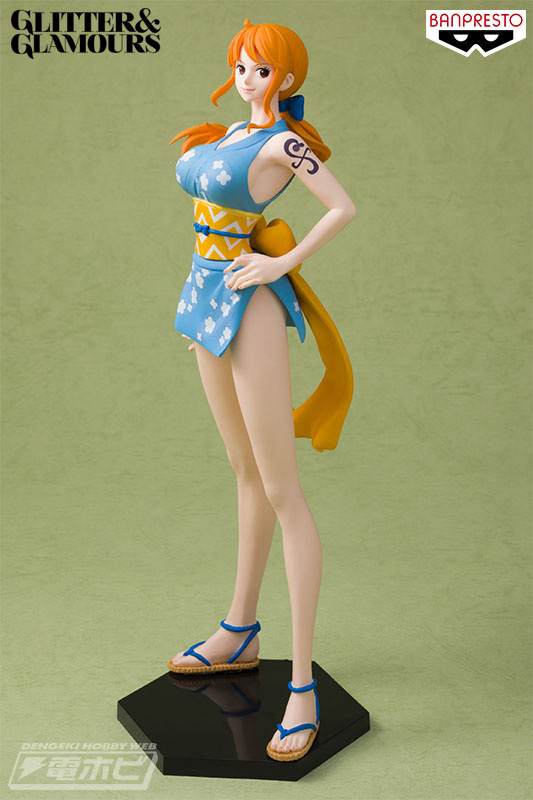Nami Wanokuni Style ของแท้ JP แมวทอง - Glitter & Glamours Banpresto [โมเดลวันพีช]