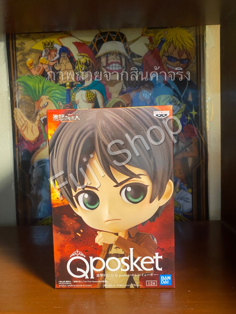 Eren ของแท้ JP - Q Posket Banpresto [โมเดล Attack on Titan]