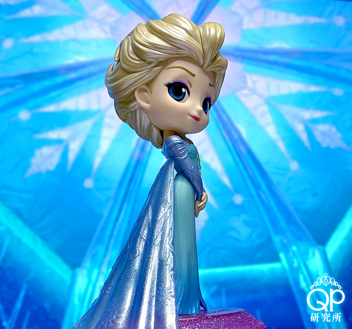 Elsa - Glitter Line ของแท้ JP - Q Posket Banpresto [โมเดล Disney]