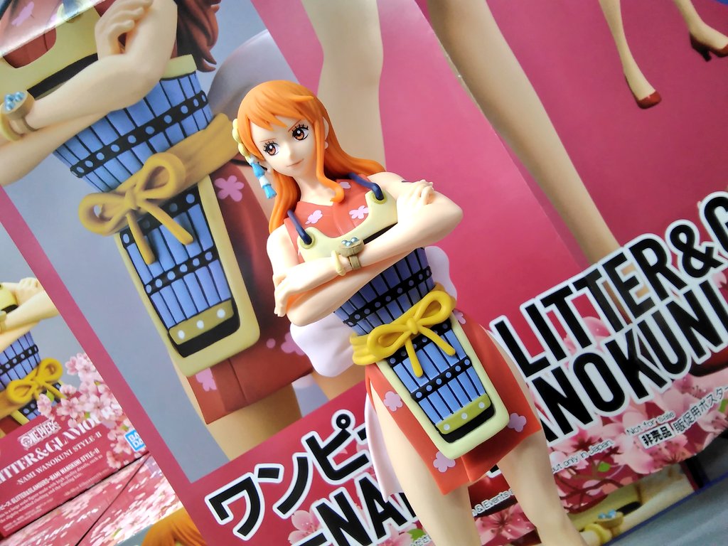 Nami Wanokuni Style ของแท้ JP แมวทอง - Glitter & Glamours Banpresto [โมเดลวันพีช]