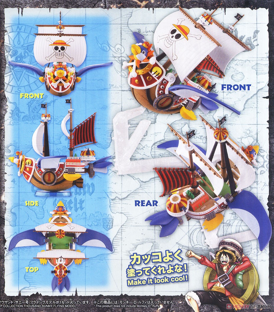 Grand Ship Collection Set (แบบประกอบ) ของแท้ JP แมวทอง - Grand Ship Collection Bandai [โมเดลเรือวันพีช] (16 ลำ)