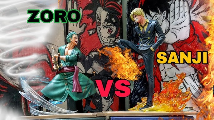 Zoro & Sanji ของแท้ JP แมวทอง - Log File Selection Banpresto [โมเดลวันพีช] (2 ตัว)