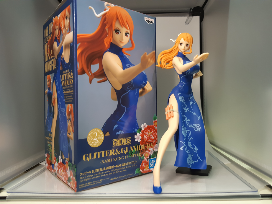 Nami Kung Fu Style Special Color ของแท้ JP แมวทอง - Glitter & Glamours Banpresto [โมเดลวันพีช]