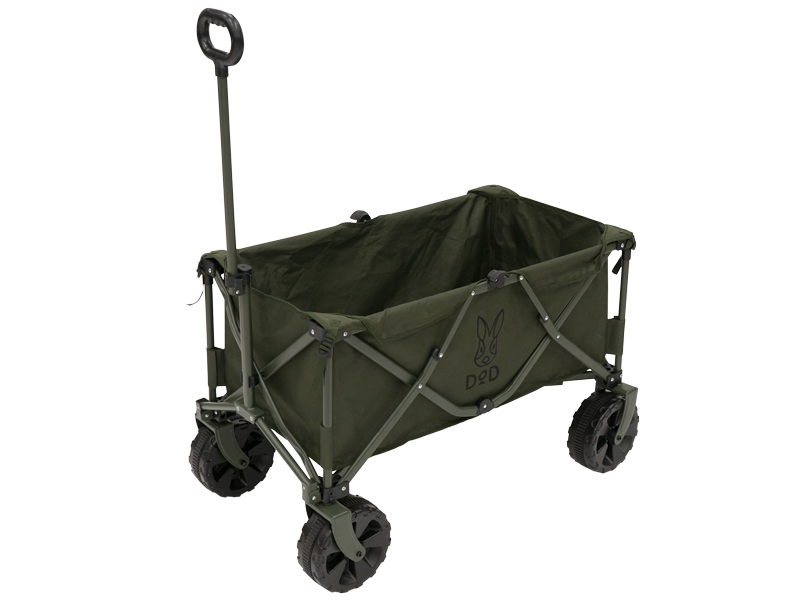 DoD Folding Carry Wagon Washable Fat Tire Khaki C2-834-KH