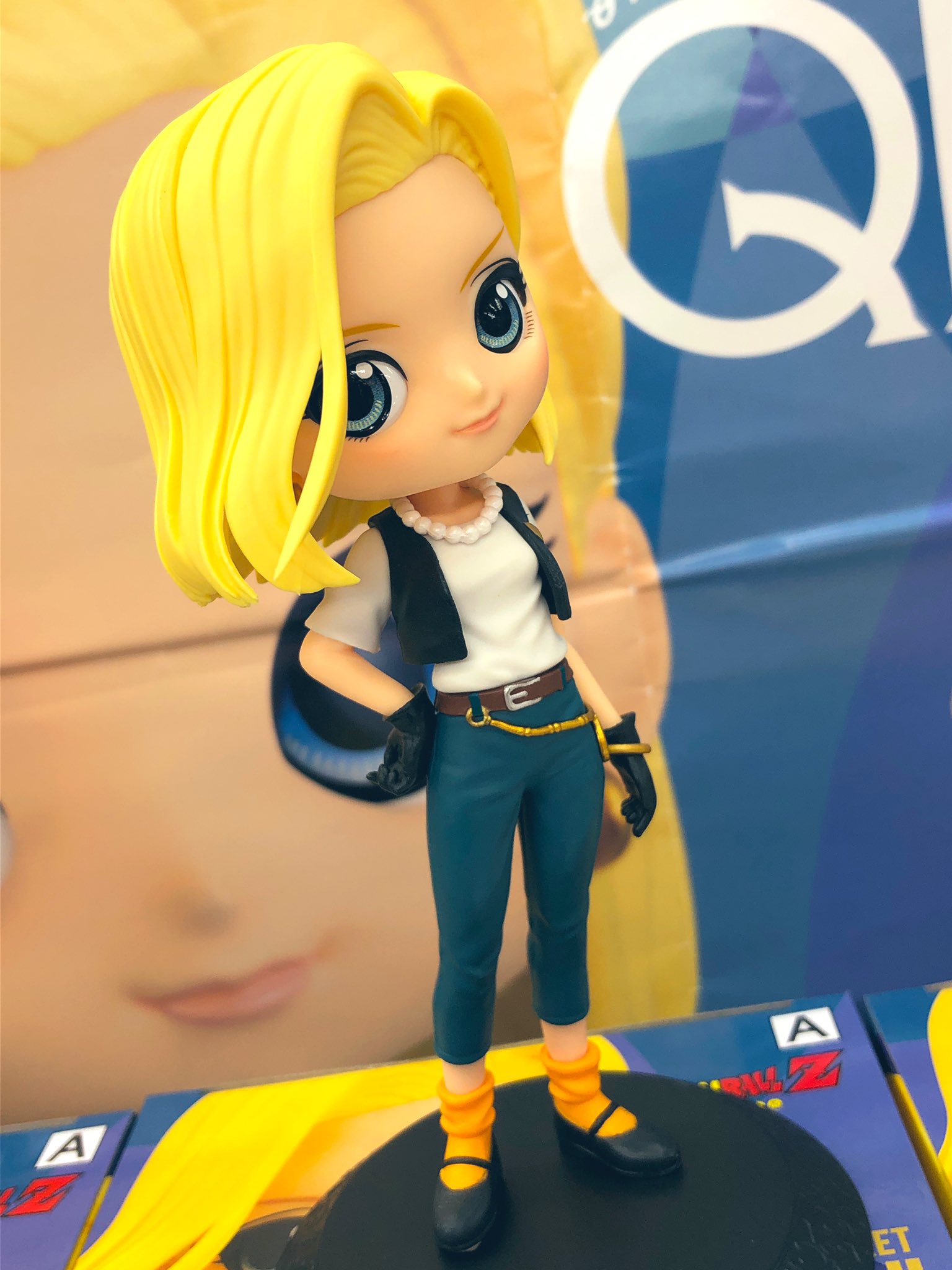 No.18 ของแท้ JP แมวทอง - Q Posket Banpresto [โมเดลดราก้อนบอล]