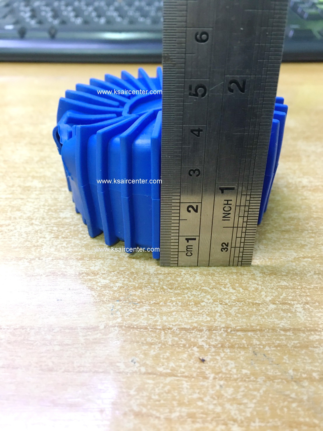 ยางกันกระแทก หุ้มหัวเกจ สีน้ำเงิน (รหัสสินค้า 001069)