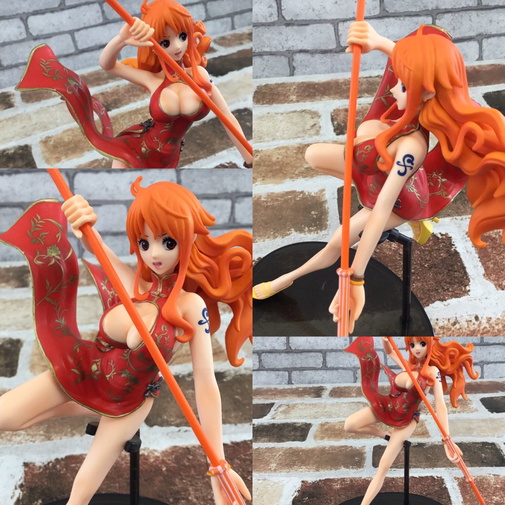 Nami ของแท้ JP แมวทอง - Banpresto World Figure Colosseum [โมเดลวันพีช]