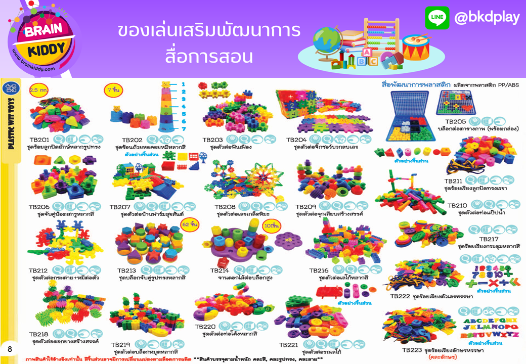 cattalog แคตตาล็อก ของเล่นเสริมทักษะ สื่อการสอน งานนำเข้า ของเล่นเสริมพัฒนาการ