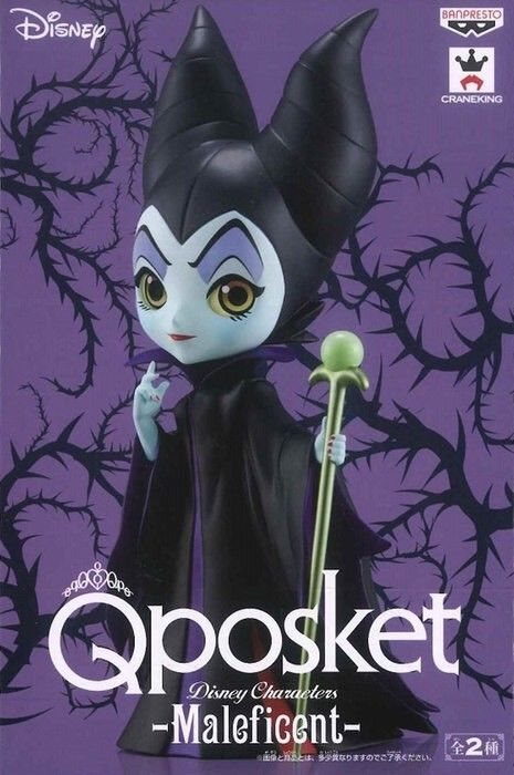 Maleficent - Normal Color ของแท้ JP - Q Posket Banpresto [โมเดล Disney]