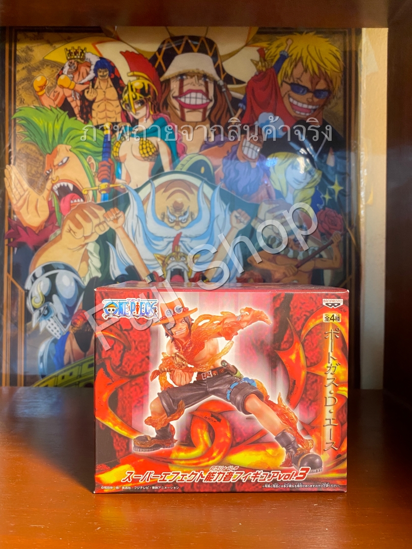 Ace ของแท้ JP แมวทอง - Super Effect Banpresto [โมเดลวันพีช]