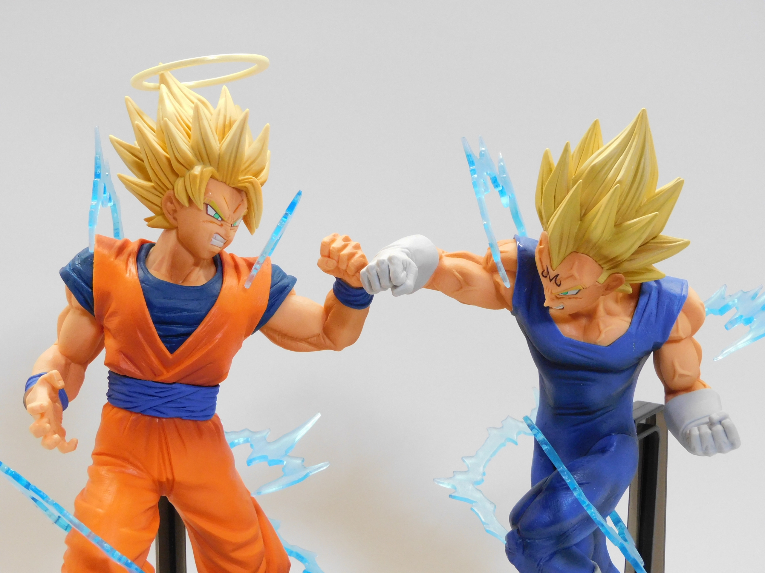 Goku VS Vegeta ของแท้ JP แมวทอง - Dokkan Battle Collab Banpresto [โมเดลดราก้อนบอล] (2 ตัว)