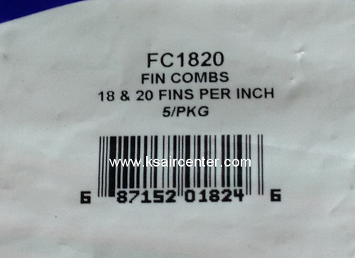 หวีแต่งรังผึ้ง ฟินคอยล์ SUPCO รุ่น FC1820