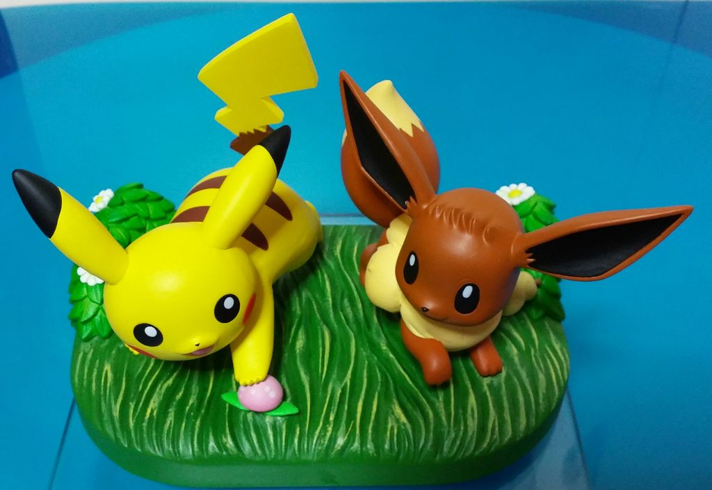 Pikachu & Eevee ของแท้ JP - Ichiban Kuji Banpresto [โมเดลโปเกมอน] (2 ตัว)