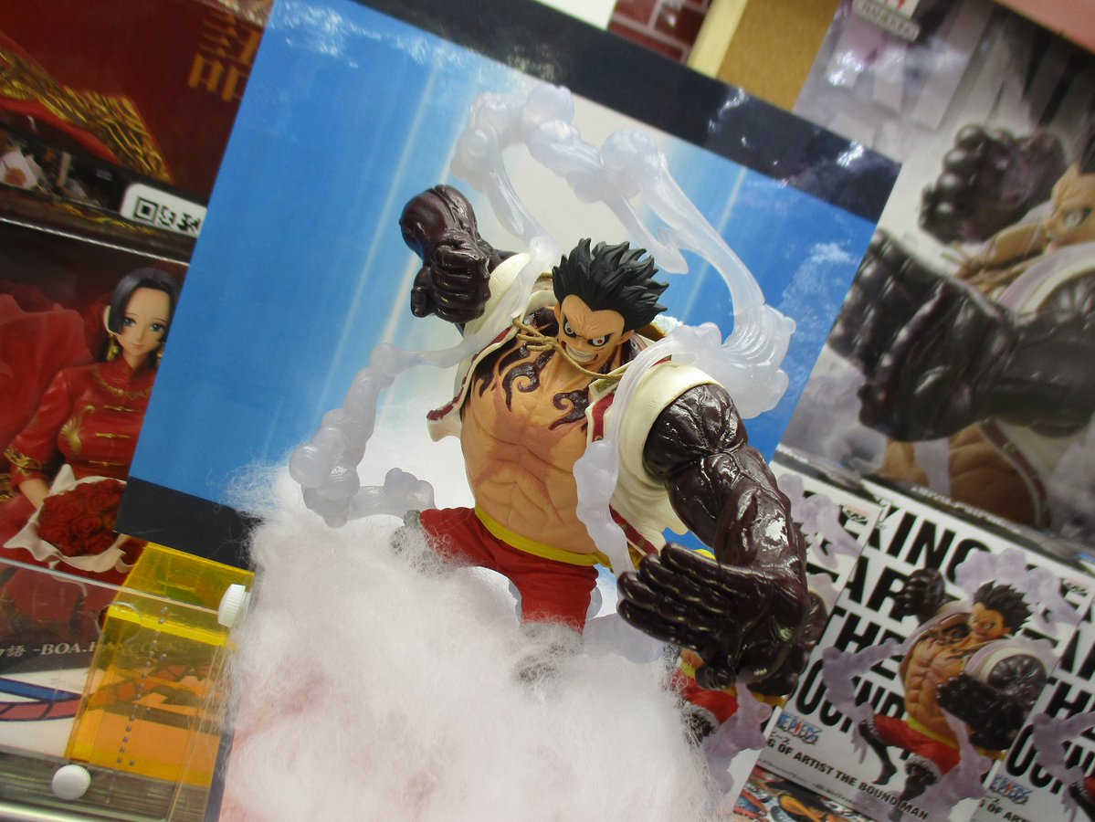 Luffy Gear 4 ของแท้ JP แมวทอง - King of Artist Banpresto [โมเดลวันพีช]