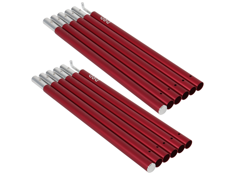 DoD Compact Tarp Pole Red XP1-630-RD