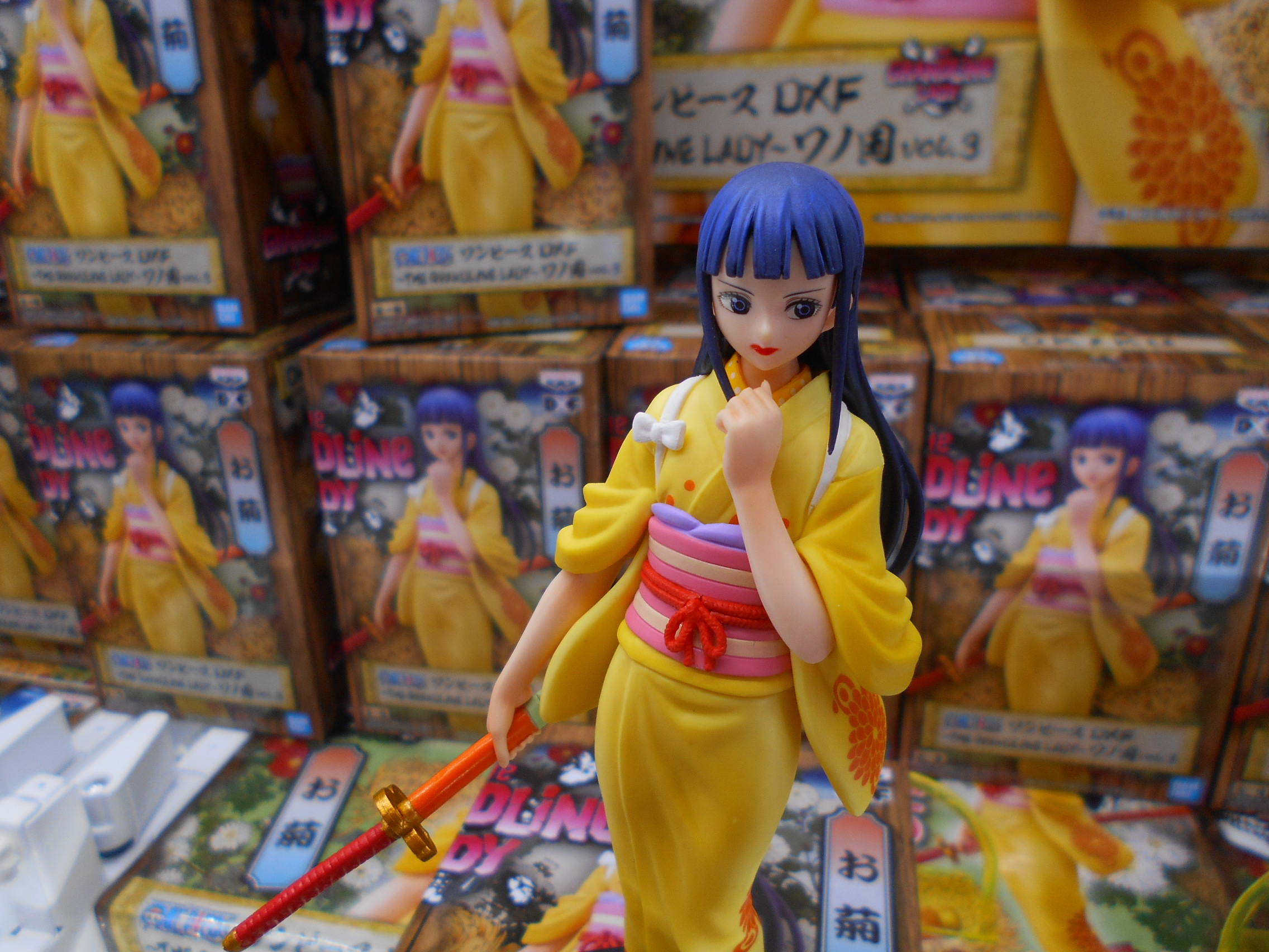 Okiku ของแท้ JP แมวทอง - Grandline Lady Banpresto [โมเดลวันพีช]