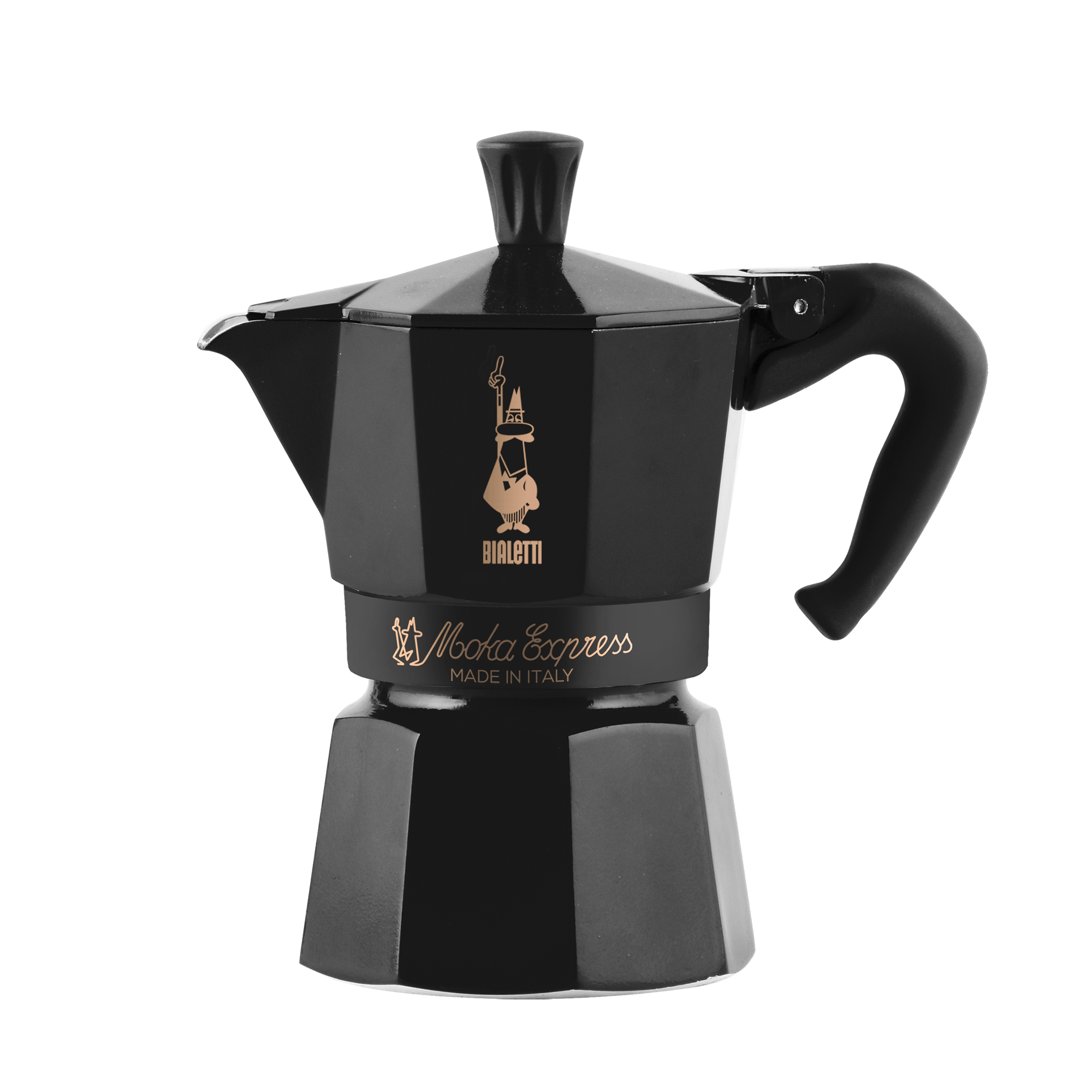 Bialetti Set moka I love coffee black 3 cup 0003537