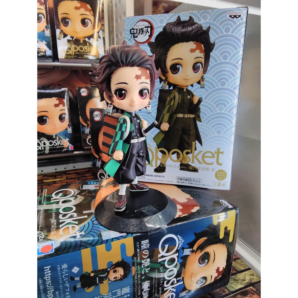 Tanjiro ของแท้ JP - Q Posket Banpresto [โมเดล Demon Slayer]