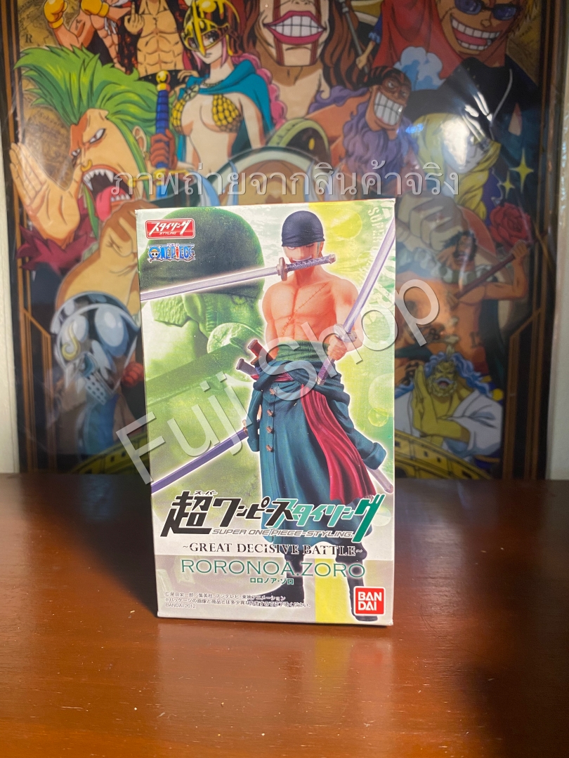 Zoro ของแท้ JP แมวทอง - Super Styling Bandai [โมเดลวันพีช]